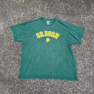 University of Oregon Ducks T-Shirt Green Cotton NCAA Fan Apparel Size XXL